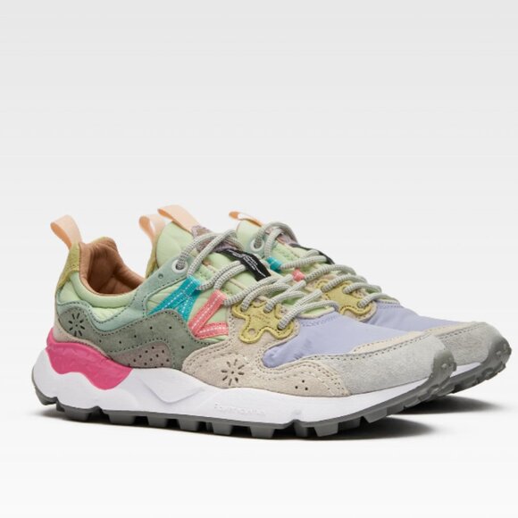 NEW FLOWER MOUNTAIN Suede Yamano 3 Sneakers for women 1225 12t7 - Picture 1 of 7